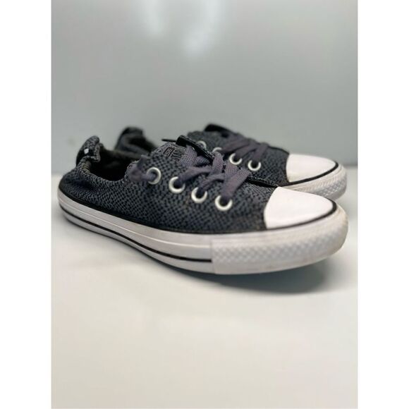 WOMENS CONVERSE CTAS SHORELINE SHARKSKIN SLIP-ON SNEAKERS SHOES Sz 6 (L12) - Picture 1 of 12